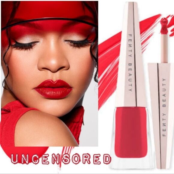 Fenty Lip Paint Liquid Lipstick in Uncensored (power red) - Picture 1 of 13